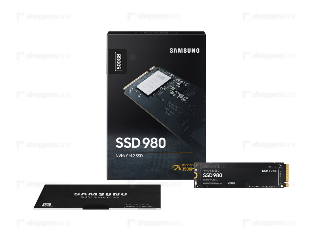 SAMSUNG 980 PCIe 3.0 NVMe M.2 SSD 500GB | MZ-V8V500BW |  5YR Warranty