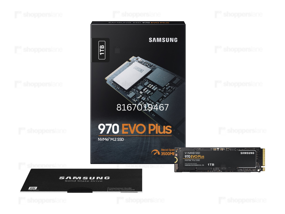 Samsung 970 EVO Plus NVMe M.2 SSD 1TB |  MZ-V7S1T0BW | 5 Year Warranty