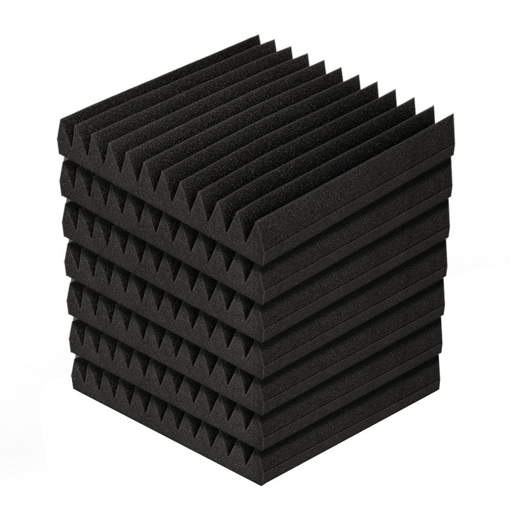 Alpha Acoustic Foam 60pcs 30x30x5cm Sound Absorption Proofing Panel Studio Wedge