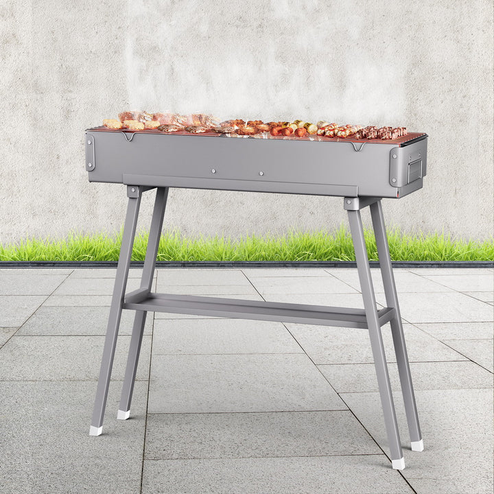 Grillz BBQ Grill Charcoal Smoker Barbecue Portable