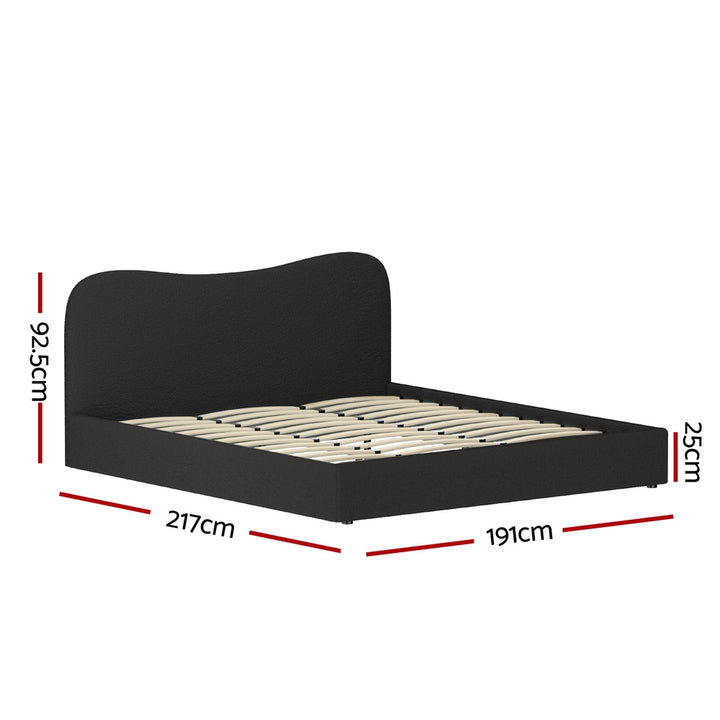 Artiss Bed Frame King Size Boucle DARA