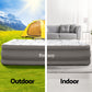 Bestway Air Mattress Queen Inflatable Bed 46cm Airbed Decorated Surface Grey