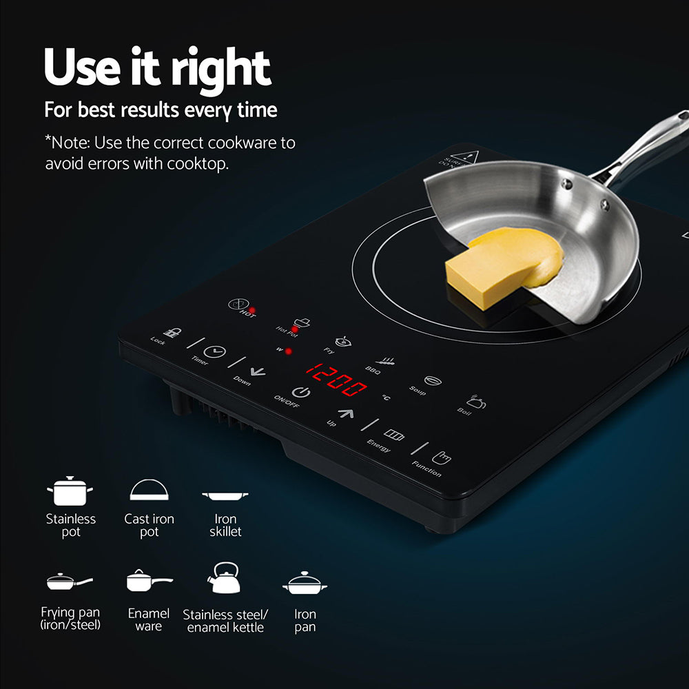 Devanti Electric Ceramic Cooktop 30cm