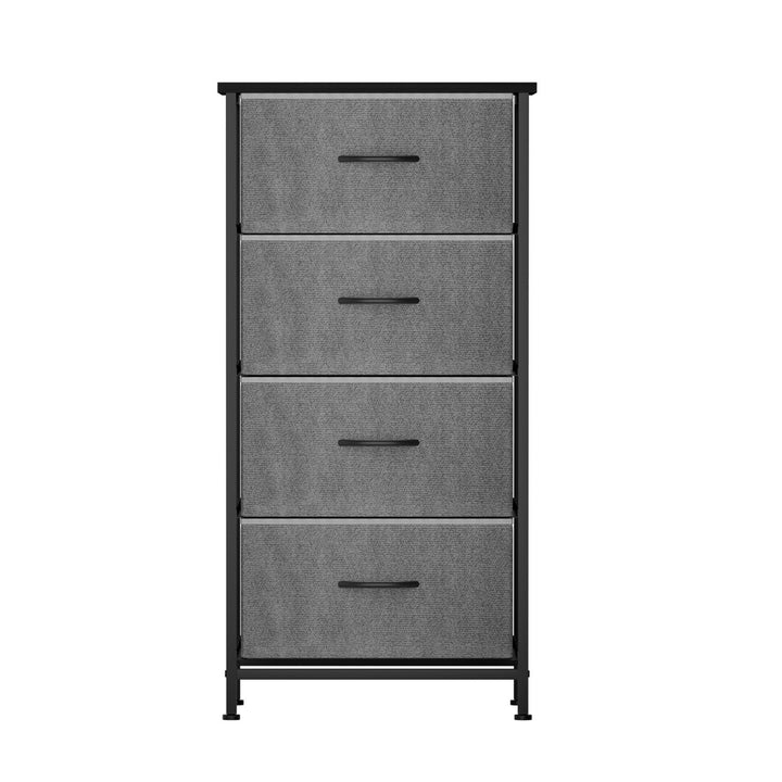 Artiss Chest of 4 Drawers Storage Dresser Tallboy Grey