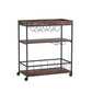 Artiss Kitchen Island Rolling Serving Cart