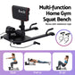 Everfit Deep Sissy Squat Weight Bench Adjustable Leg Extension Strength Training