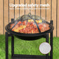 Grillz Fire Pit BBQ Grill 2-in-1 Outdoor