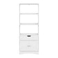 Artiss Bathroom Floor Storage Cabinet with 2 Drawers 3 Open Shelves 2 Doors White