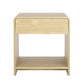 Artiss Bedside Table Drawer Open Shelf Pine