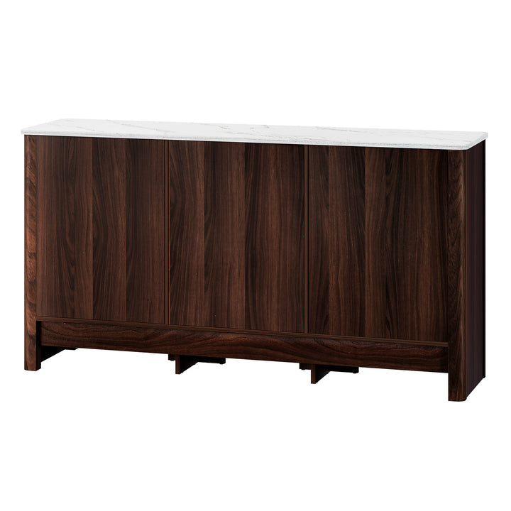 Artiss Buffet Sideboard Cabinet Marble Style Tabletop