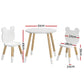 Keezi 3 Piece Kids Table and Chairs Set Activity Playing Study Children Desk