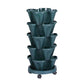 Green Fingers Garden Bed 5 Tier Vertical Garden Strawberry Stackable Planters Herbs Petunias