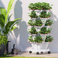 Green Fingers Garden Bed 5 Tier Vertical Garden Strawberry Stackable Planters Herbs Petunias