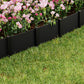 Greenfingers Garden Edging 15CM x 10M Border Support Landscape Edge Black