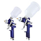 Giantz 2PC HVLP Spray Gun Paint Gun Gravity Feed 0.8mm 1.4,mm Nozzles Included