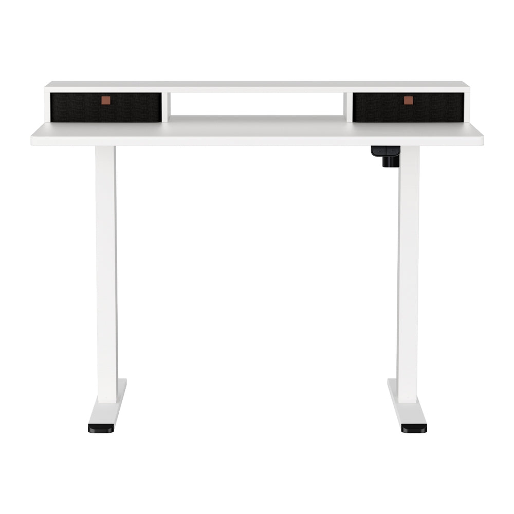 Artiss Electric Standing Desk with Storage Shelf Drawer Office Table 120CM