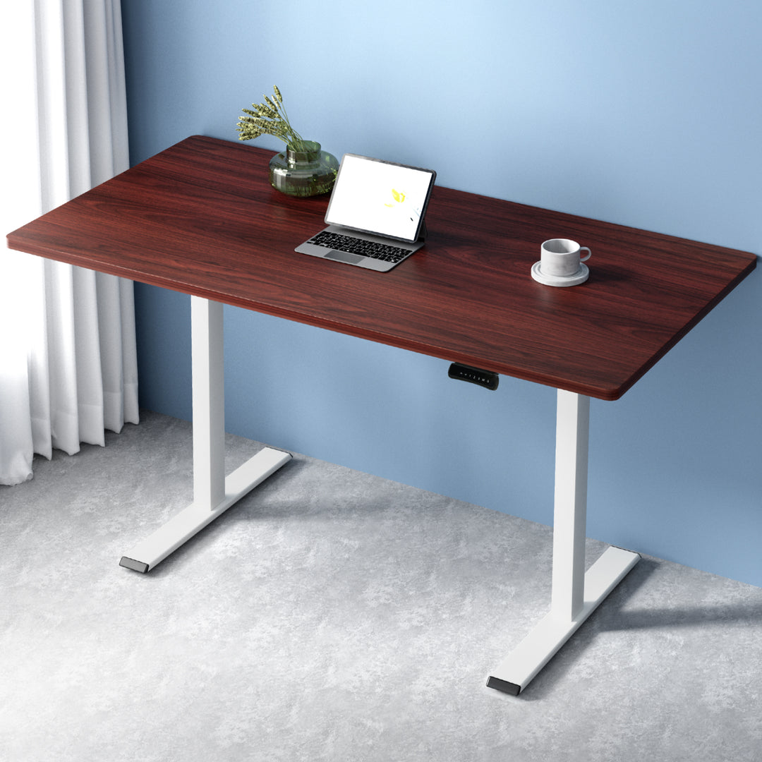 Artiss Standing Desk Motorised Dual Motor 140CM Walnut