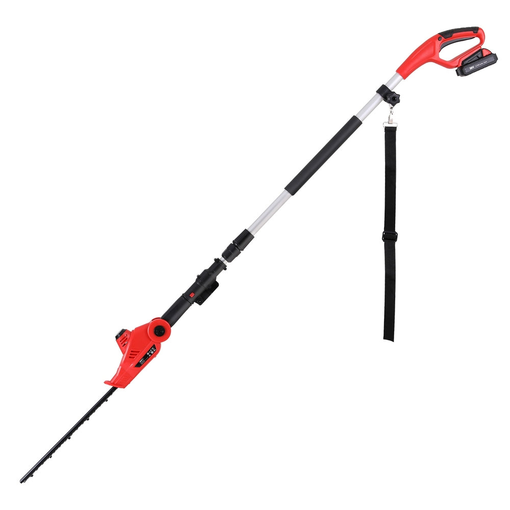 Giantz Cordless Pole Hedge Trimmer Garden Pruner Electric Cutter