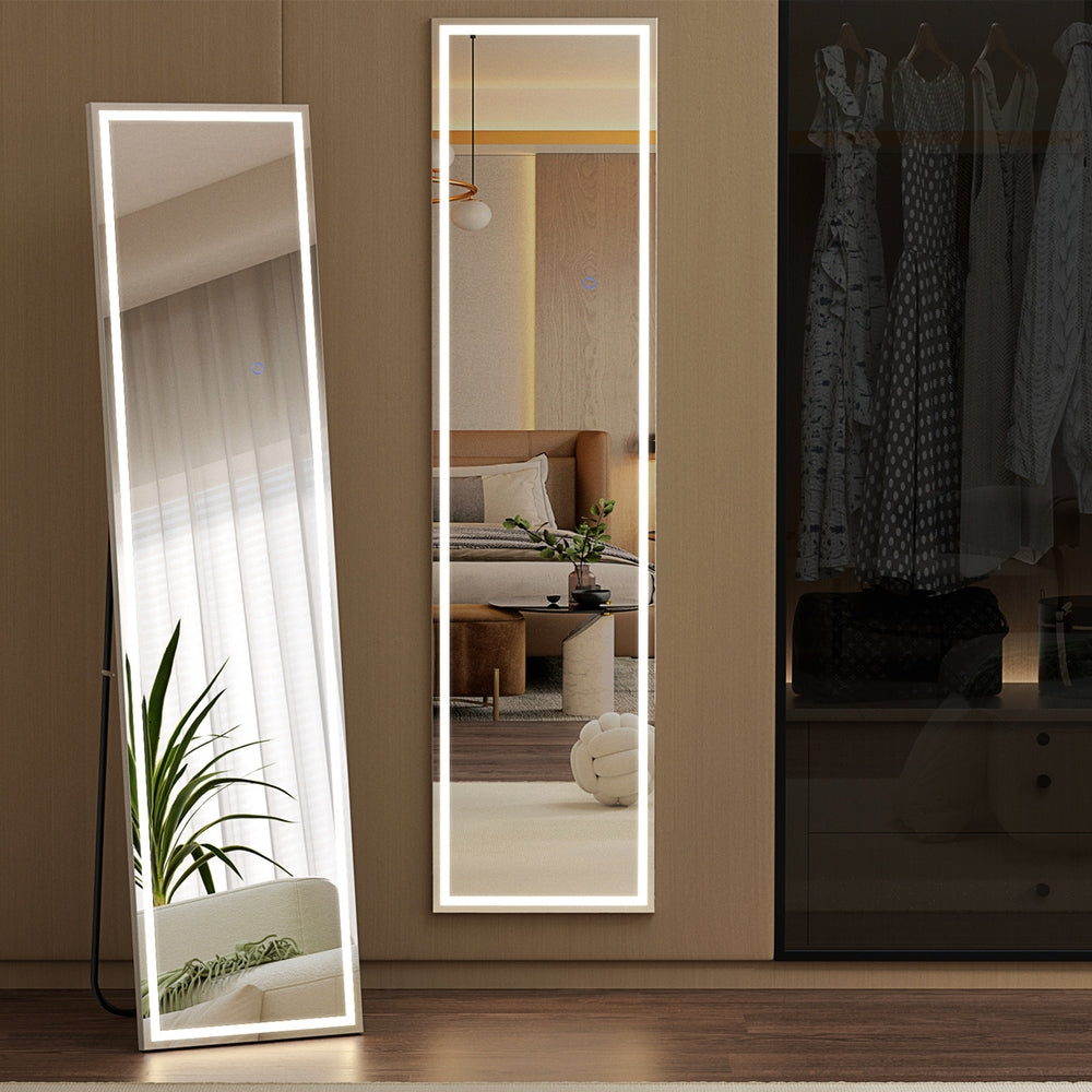 Embellir Full-Length Floor Wall Mirrors LED Light