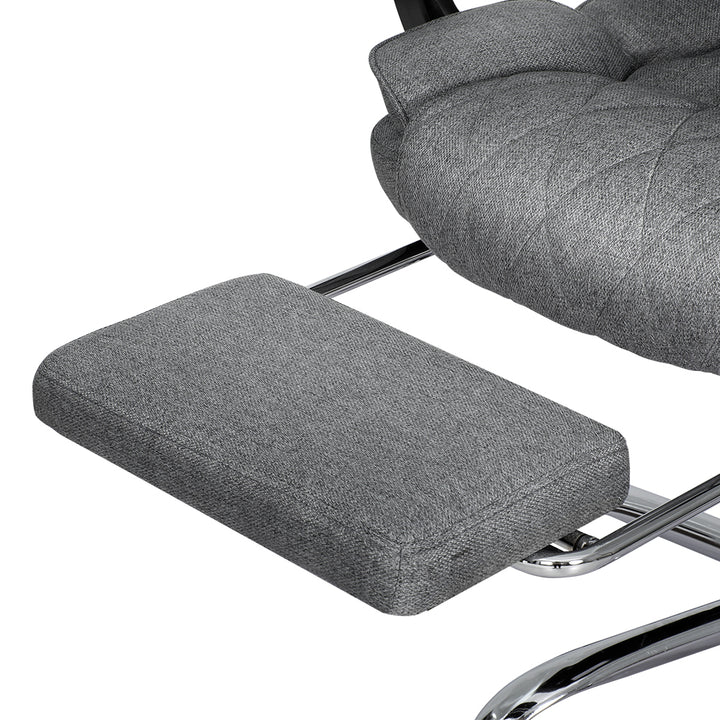 Artiss Executive Office Chair Footrest Grey