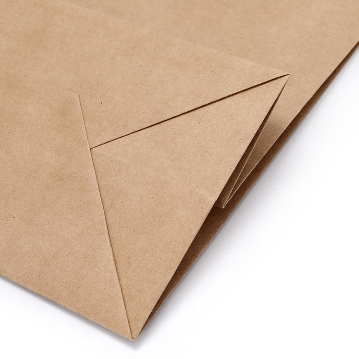 100pcs Bulk Kraft Paper Bags Pack Brown Shopping Retail Gift Bags Reusable Brown