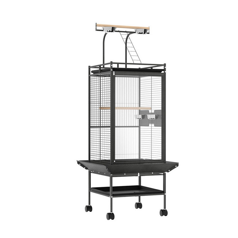 i.Pet Bird Cage Large Cages 155cm Parrot Aviary Stand-Alone Budgie Wheels Castor