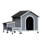 i.Pet Dog Kennel House Large Wooden Outdoor Pet Kennels Indoor Puppy Cabin