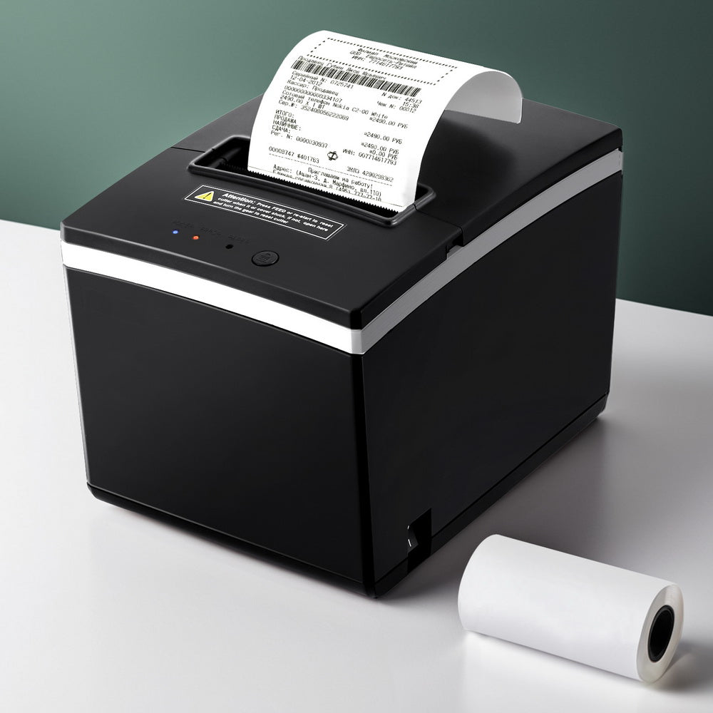 Thermal Receipt Printer POS Printer Auto Cutter Label Maker High Speed