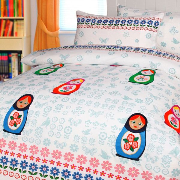 Chenka Applique Quilt Cover Sets by Happy Kids Single