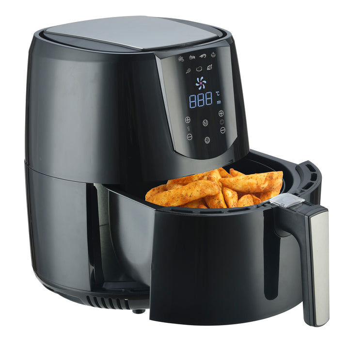 Kitchen Couture 4.2 Litre Air Fryer Digital Display Black 1400W Healthy Cooker