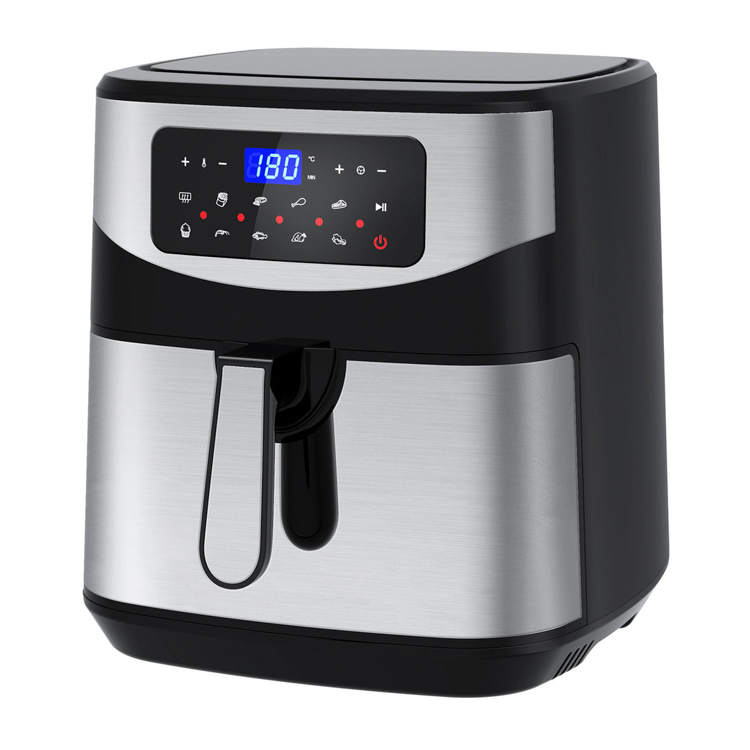 Kitchen Couture 12 Litre Air Fryer Multifunctional LCD One Touch Display Silver