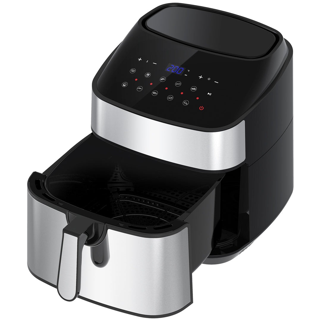 Kitchen Couture 11.5 Litre Air Fryer Multifunctional LCD Digital Display Silver