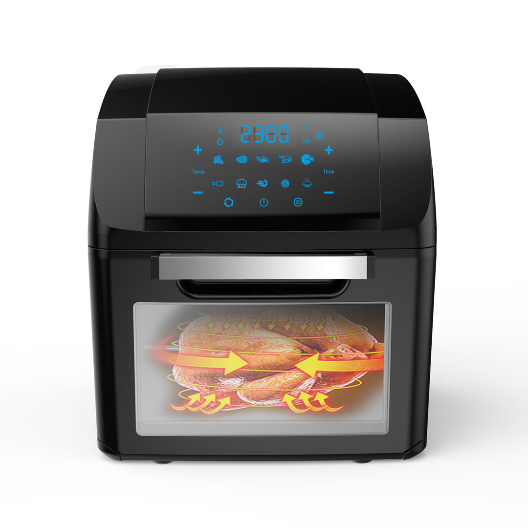 Kitchen Couture Air Fryer 14 Litre Multifunctional Digital Display Black