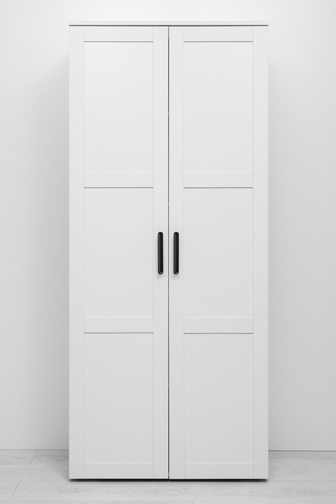 STOCKHOLM UNIVERSAL STORAGE CUPBOARD - HAMPTONS - DECO BLACK HANDLE