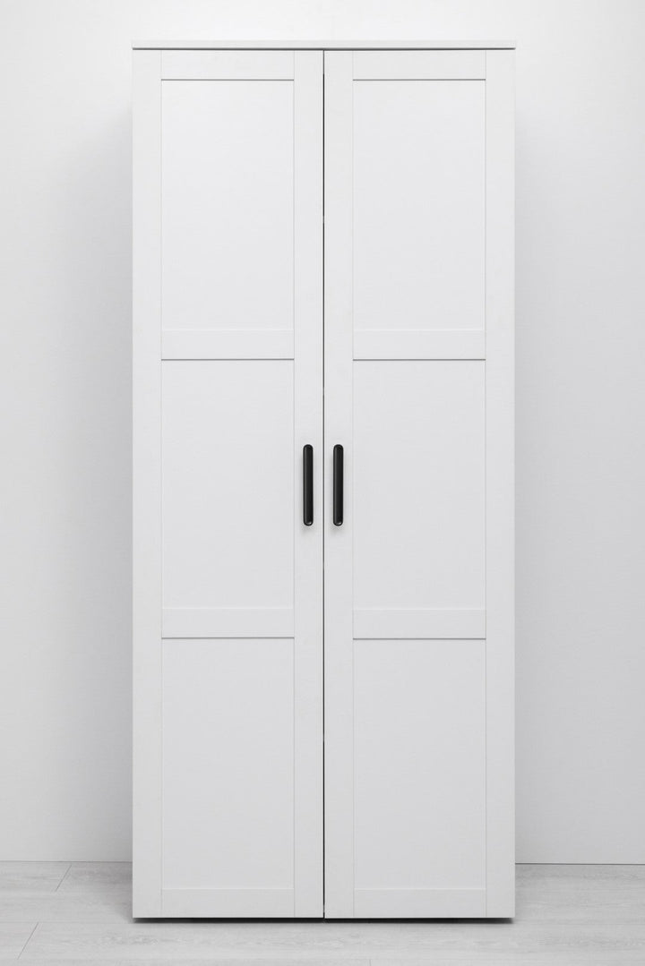 STOCKHOLM UNIVERSAL STORAGE CUPBOARD - HAMPTONS - DECO BLACK HANDLE