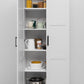 STOCKHOLM UNIVERSAL STORAGE CUPBOARD - HAMPTONS - DECO BLACK HANDLE