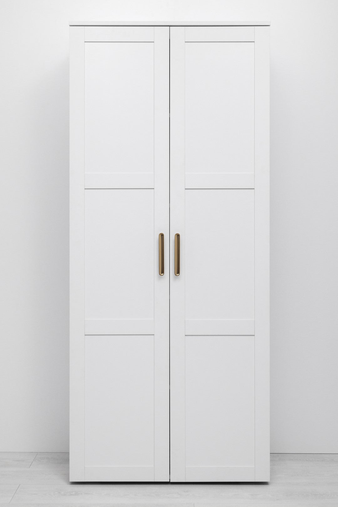 STOCKHOLM UNIVERSAL STORAGE CUPBOARD - HAMPTONS - DECO GOLD HANDLE