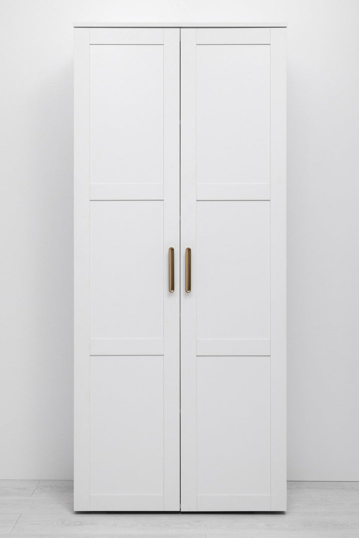 STOCKHOLM UNIVERSAL STORAGE CUPBOARD - HAMPTONS - DECO GOLD HANDLE