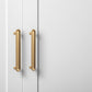 STOCKHOLM UNIVERSAL STORAGE CUPBOARD - HAMPTONS - DECO GOLD HANDLE