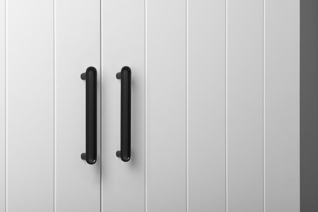 STOCKHOLM UNIVERSAL STORAGE CUPBOARD - VJ PANEL - DECO BLACK HANDLE