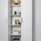 STOCKHOLM UNIVERSAL STORAGE CUPBOARD - VJ PANEL - DECO GOLD HANDLE