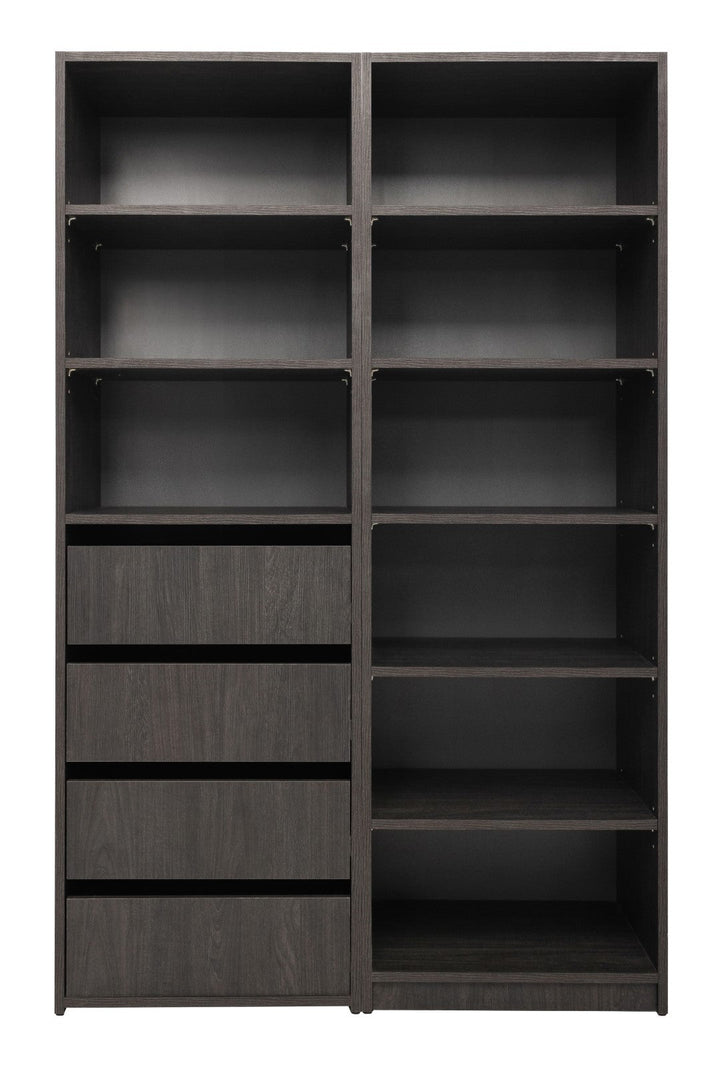 GENEVA SIX SHELF BUILD IN WARDROBE - NORDIC ASH