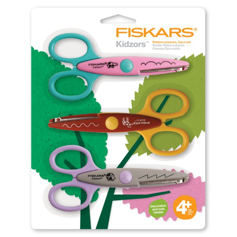 FISKARS Kidzors Zoo Animal Pk3