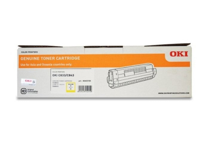 OKI C833N Yellowlow Toner