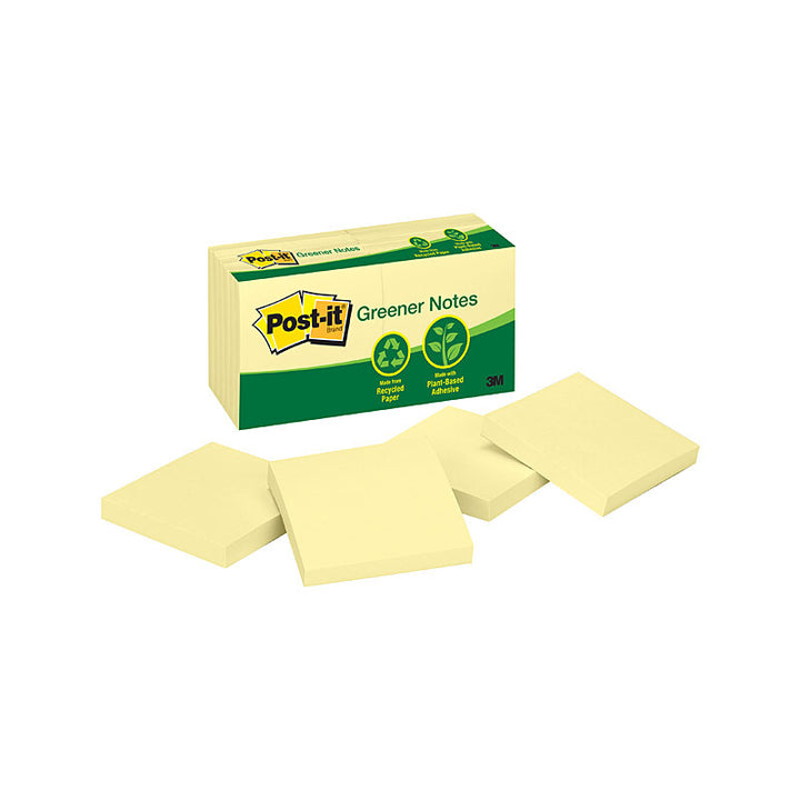 POST-IT 654-RP Rec Yw 76X76 Box of 12