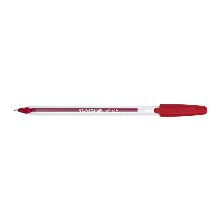 PAPER MATE InkJoy 100ST Ball Pen Red Box of 12