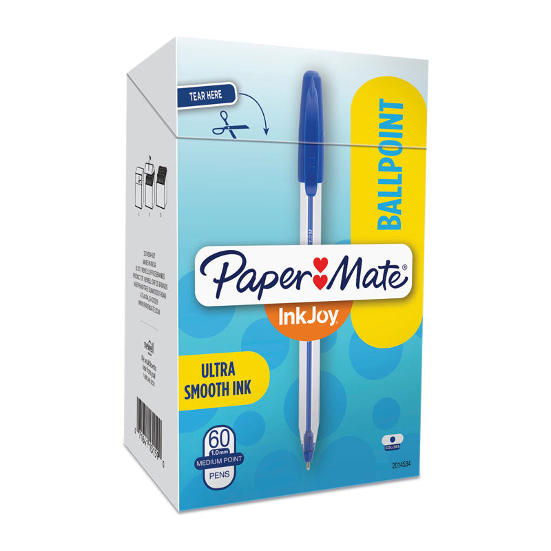 PAPER MATE InkJoy 50ST Ball Pen Blue Box of 60