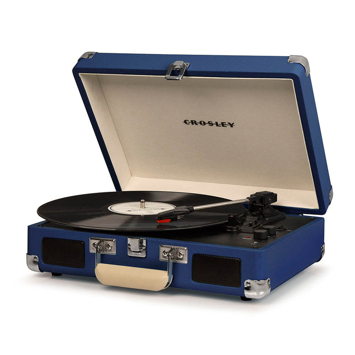 CROSLEY Crosley Cruiser Blue - Bluetooth Turntable & Record Storage Crate