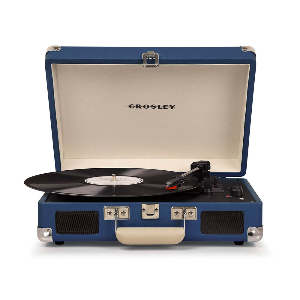 CROSLEY Crosley Cruiser Blue - Bluetooth Turntable & Record Storage Crate