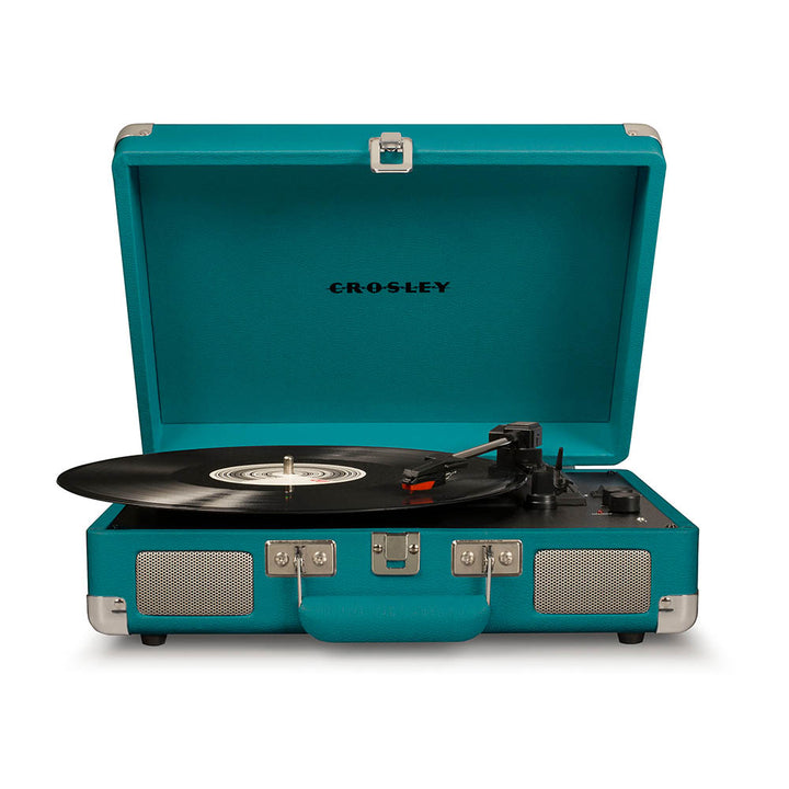 CROSLEY Crosley Cruiser Teal - Bluetooth Turntable & Record Storage Crate